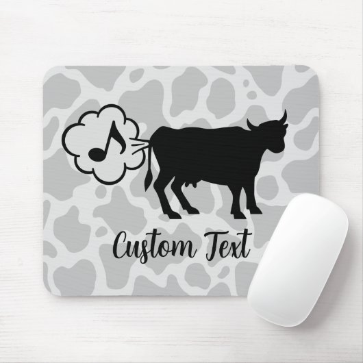 Kuh Methan Icon Mouse Pad Mousepad (Mit Mouse)