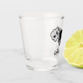 Kuh Methan Icon Shot Glass Schnapsglas (Links)
