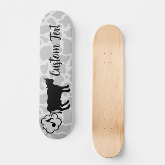 Kuh Methan Icon Skateboard Deck (Vorderseite)