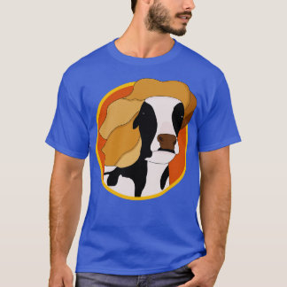 Kuh mit Blond Wig T-Shirt