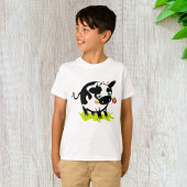Kuh mit Blume T-Shirt