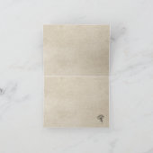 Kuh mit Blumenkronenfarm Vielen Dank Einladung (Innenseite)