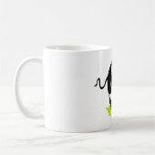Kuh mit einer Blume Kaffeetasse (Links)