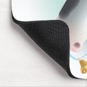 Kuh mit Glocke Mousepad (Ecke)