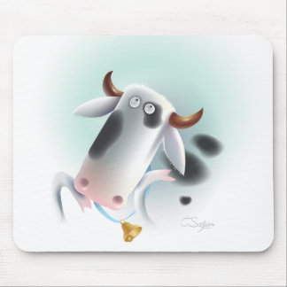 Kuh mit Glocke Mousepad