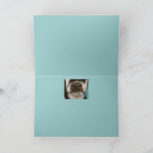 Kuh mit Kirschtomatenkarte Karte (Innenseite)