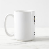 Kuh mit Mikrofon, KOWS Radio Kaffeetasse (Links)