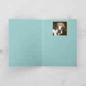 Kuh mit Nestkarte Karte (Innenseite)