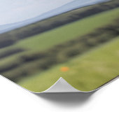 Kuh mit Sonnenbrille Poster (Ecke)