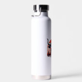 Kuh mit Texas-Sonnenbrille Trinkflasche (Rechts)