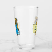 Kuh mit Zeichen Glas (Links)