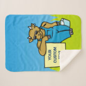 Kuh mit Zeichen Sherpadecke (Vorderseite (Horizontal))