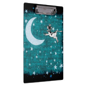 Kuh, Mond und Stars Klemmbrett (Rechts)