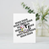 Kuh Moo Postkarte (Stehend Vorderseite)
