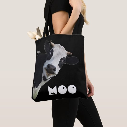 Kuh Moo Tasche (Von Nahem)