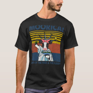 Kuh Moofica Land der freien Fell Farmer Kuh Re T-Shirt