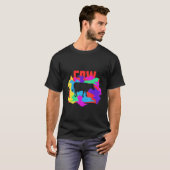 Kuh Mosaik Tier Idee T-Shirt (Vorne ganz)