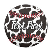 Kuh Muster Baseball (Vorderseite)