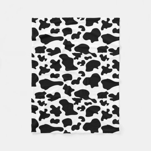 Kuh-Muster-Decke Fleecedecke (Vorderseite)