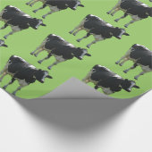Kuh-Muster Geschenkpapier (Ecke)