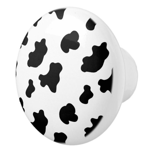 Kuh-Muster Keramikknauf (Rechts)