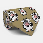 Kuh-Muster Krawatte (Gerollt)