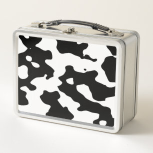 Kuh-Muster Schwarzweiss Metall Lunch Box