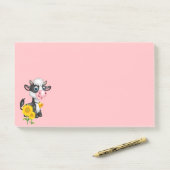 Kuh nach der Notiz (Auf Schreibtisch)