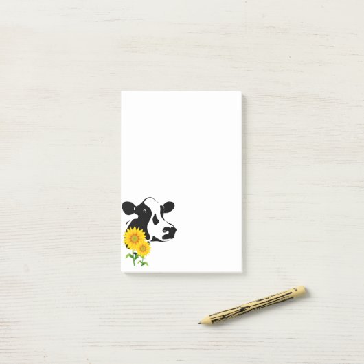 Kuh nach der Notiz (Auf Schreibtisch)