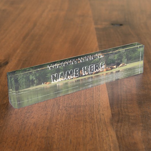 Kuh Namensplakette (Seite)