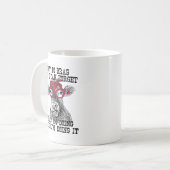 Kuh nicht zu berühren, aber ich kann vergessen, wa kaffeetasse (Vorderseite Links)