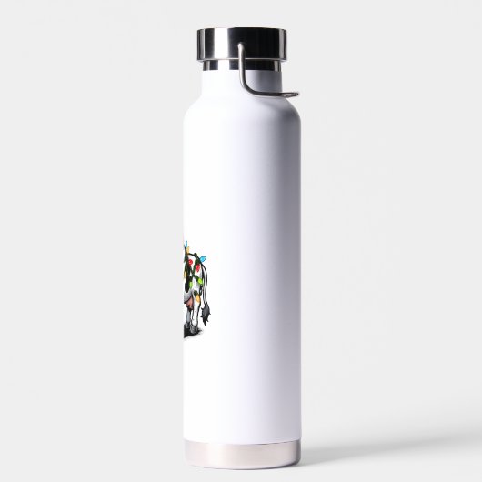 Kuh Niedlich Funny Weihnachten Trinkflasche (Links)