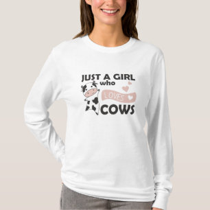 Kuh Niedliche Tiere für Mädchen Funny Calf Liebe T-Shirt