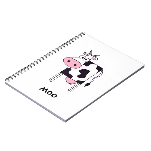 Kuh Notizblock (Linke Seite)