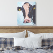 Kuh Nr. 02.0566 Irish Friesian Cow Leinwanddruck (Insitu (Schlafzimmer))