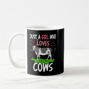 Kuh nur ein Mädchen, das Kühe Bauer Metzgereich Li Kaffeetasse