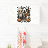 Kuh oder Boo Halloween-Kuh Banner (Insitu)