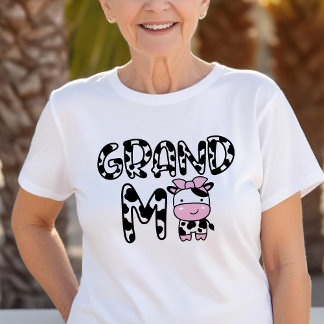 Kuh Oma Großmutter Matching T - Shirt
