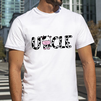 Kuh Onkel T - Shirt Kuh-Thema Geburtstagsparty Shi