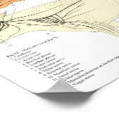 Kuh Ox Rinderanatomie Abbildung 18" X 24" Poster (Ecke)