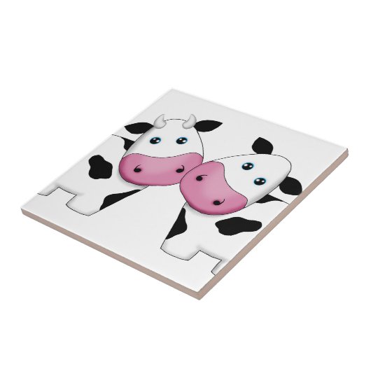 Kuh-Paare Fliese (Seite)