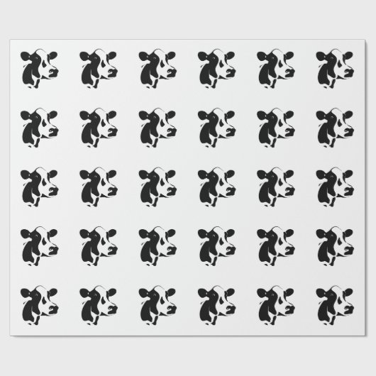 Kuh-Packpapier Geschenkpapier (Flach)