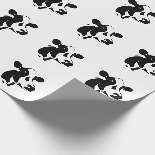 Kuh-Packpapier Geschenkpapier (Ecke)