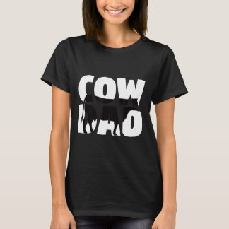 Kuh Papa Kuh Für Vater Zoo Tier T-Shirt