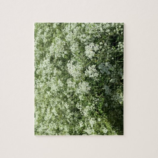 Kuh Parsley Weiße Blume Natur Puzzle (Vertikal)