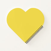 Kuh Personalisiert Heart Spiral Bound Notebook Notizbuch (Rückseite)