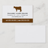 Kuh - persönliche Visitenkarte (Vorne/Hinten)