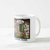 Kuh-Pflegefilme von Udder Side Funny gibt T-Shirts Kaffeetasse (VorderseiteRechts)