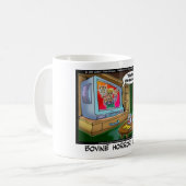 Kuh-Pflegefilme von Udder Side Funny gibt T-Shirts Kaffeetasse (Vorderseite Links)