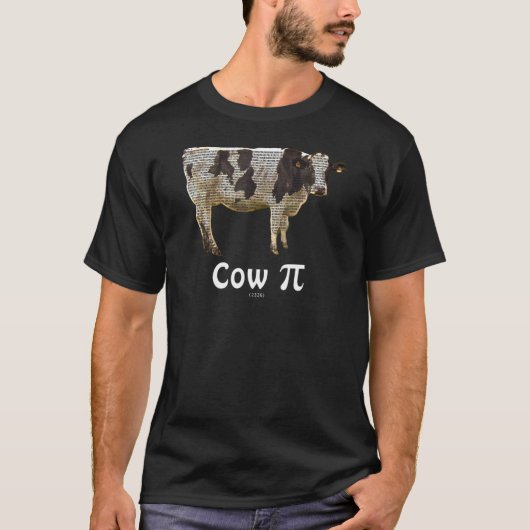 Kuh Pi Mathe T-Shirt (Vorderseite)
